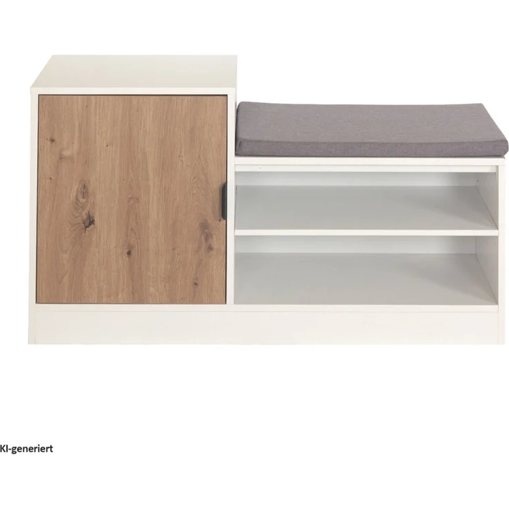 Schuhbank Dana Weiß Baumscheibe – Bild 1
