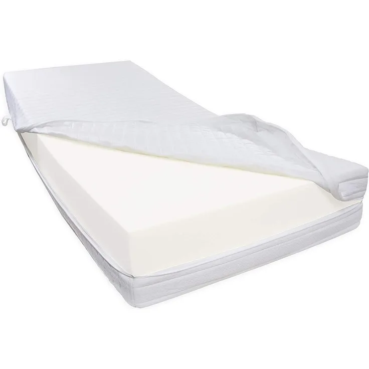 Dibapur® R45H6 Kaltschaummatratze SEHR FEST bis ca. 200 Kg Doppeltuchbezug Gesamthöhe ca. 25 cm (150x200 cm)