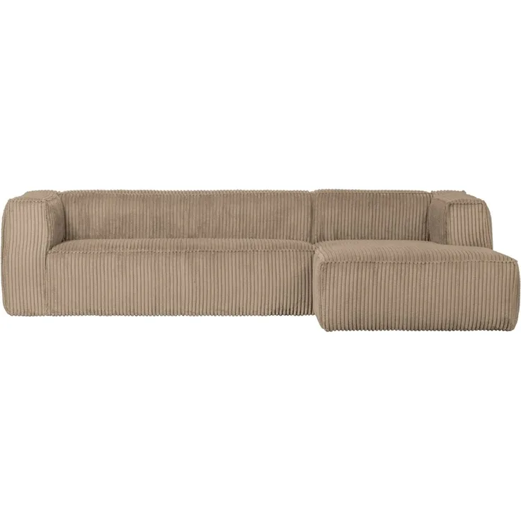 Ecksofa Bean mit Cordbezug, rechts, Sand