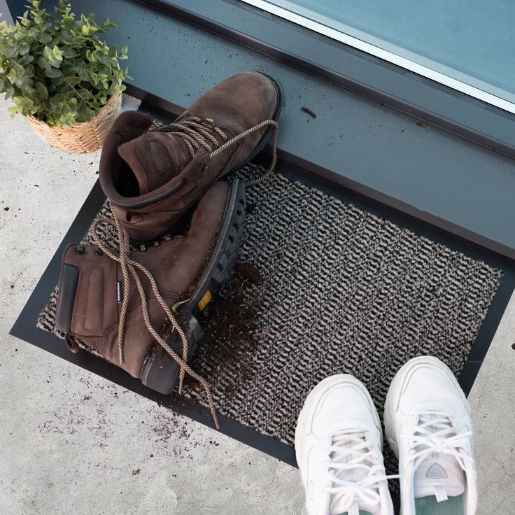 Furni24 Fußmatte - Beige-Schwarz, 40 x 60 cm – Bild 9