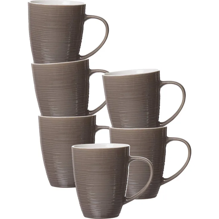 Ritzenhoff & Breker Suomi Kaffeebecher 310 ml 6er Set braun