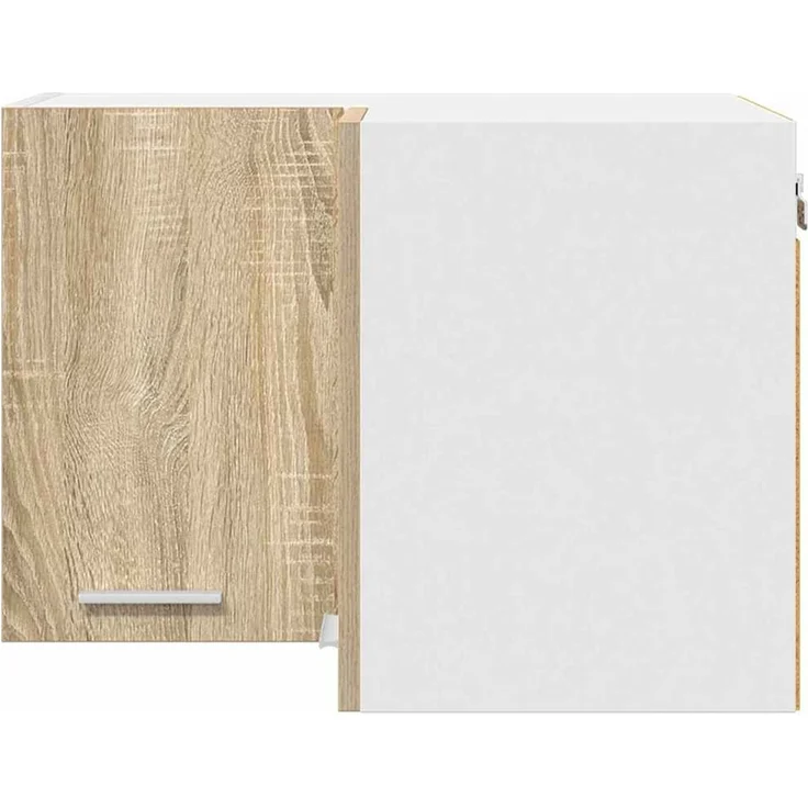 vidaXL Hängeschrank mit Speicher Sonoma-Eiche und Weiß 57 x 57 x 40 cm 884188 – Bild 6