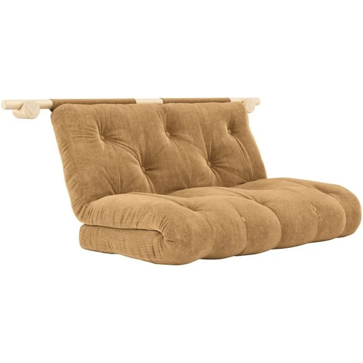 Karup Design Schlafsofa Hooked Sofa Bed / Sleeper Chair – Sitz- oder Schlafplatz, platzsparend, Futonmatratze inkl. Halterungsset aus FSC®-zertifiziertem Massivholz – Bild 3