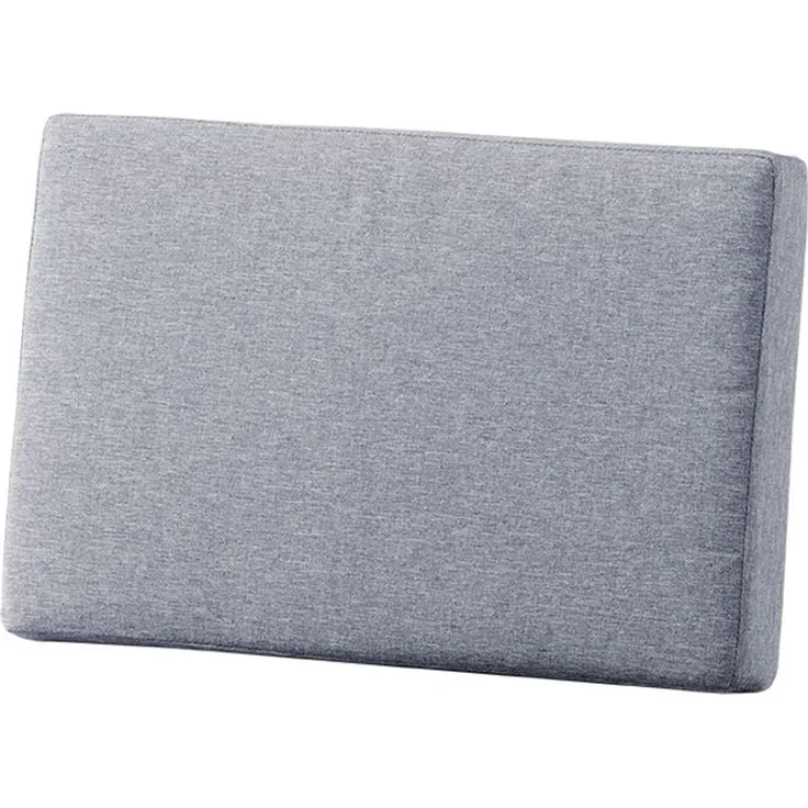 Auflagekissen >Lugo< in Hellgrau, Polypropylen - 53x8x34cm (BxHxT)