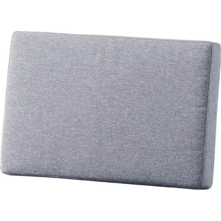 Auflagekissen >Lugo< in Hellgrau, Polypropylen - 53x8x34cm (BxHxT) – Bild 1