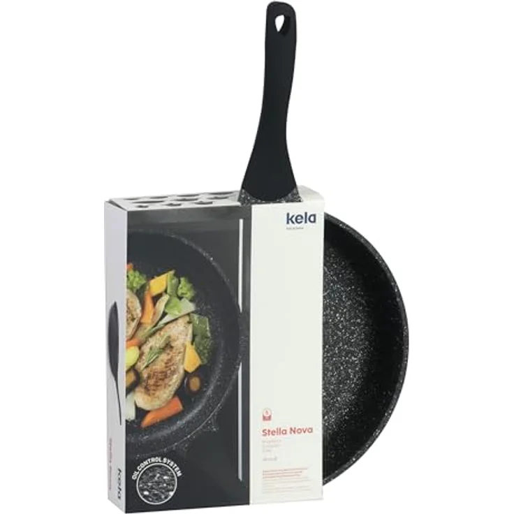 Kela Bratpfanne Stella Nova 12217 Aluminium schwarz Durchmesser 28cm – Bild 9