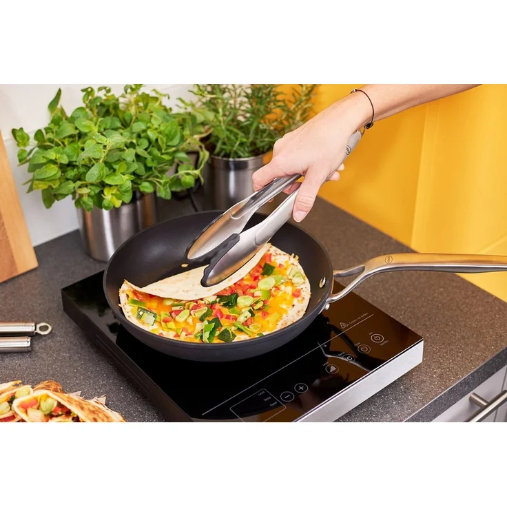 RÖSLE Gourmetzange, 30 cm, Küchenzange mit Silikonrand und patentiertem Verschlusssystem – Bild 3