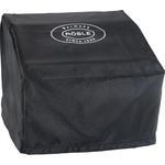 RÖSLE Abdeckhaube BBQ-Portable Videro E2-P, G2-P, Hochwertige Schützhülle aus 100% Polyester mit PU-Beschichtung, praktischer Reißverschluss, wetterfeste Abdeckung, Schwarz