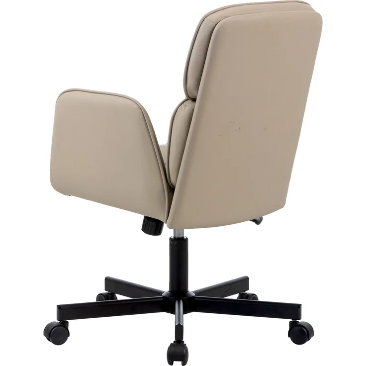 Carryhome 'VIKTORIA' Bürodrehstuhl, Stoff hellbraun, 57 x 92.5 x 61 cm, 140 kg belastbar, mit Wippmechanik – Bild 9