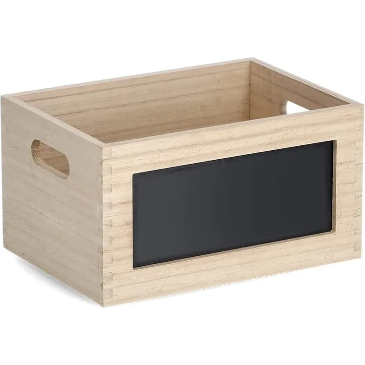 ZELLER Present Holz Allzweckkiste mit Tafel