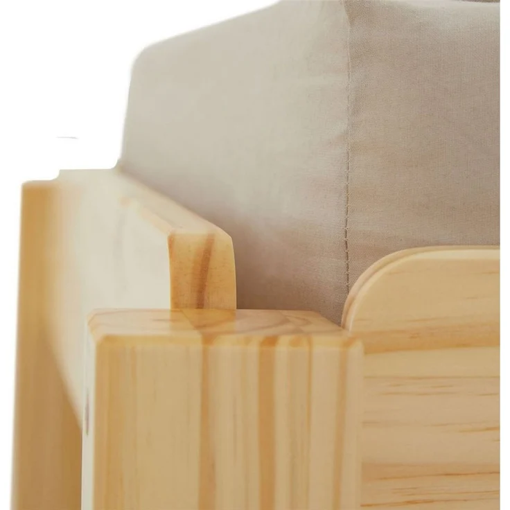 IDIMEX Funktionsbett RINO, Kinder Stapelbett 80x190 cm aus Massivholz platzsparend Natur – Bild 4
