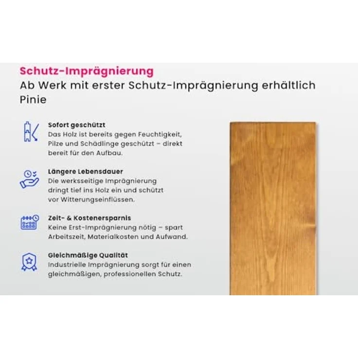 Alpholz Gartenhaus Modell Mississippi - 40 Gartenhaus aus Holz in Pinie Holzhaus mit 40 mm Wandstärke inklusive Terrasse Blockbohlenhaus mit Montagematerial – Bild 6