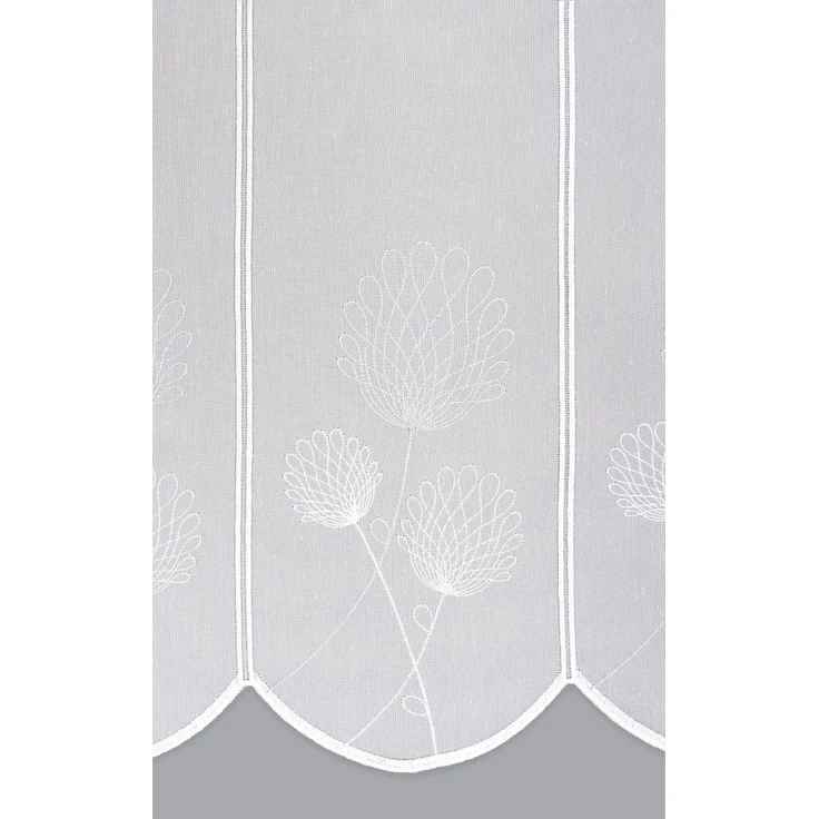 Scheibengardine Lysel - Allium (Bx H) 80cm * 90cm Grau/Hellgrau – Bild 3