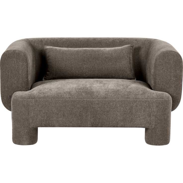Sofa 2-Sitzer HOGBO Stoff Braun