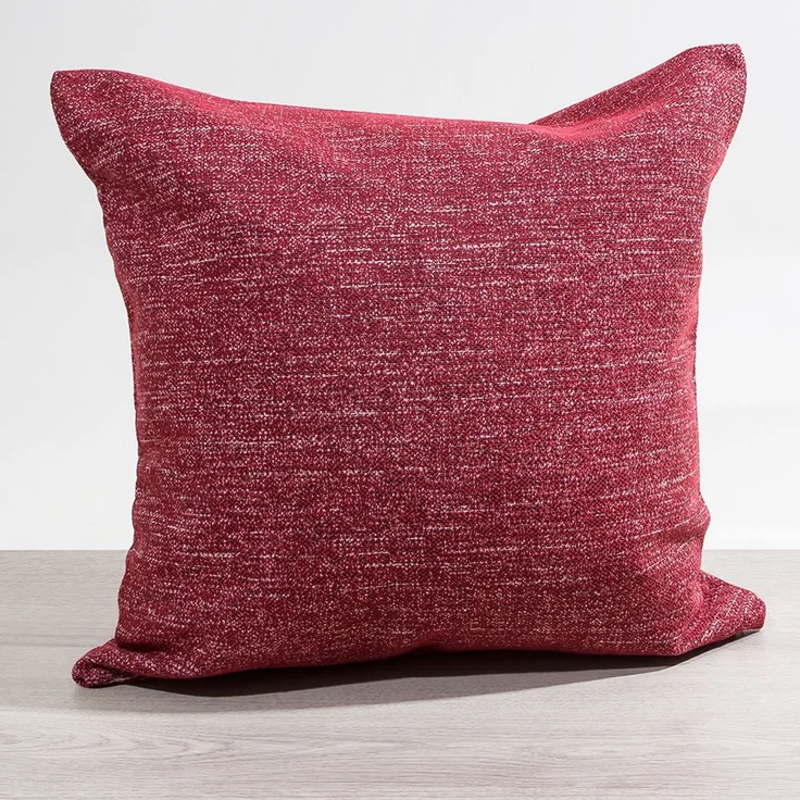 Kissen Deko von Lysel - rot Batna 48x48 Baumwolle Polyester kissenbezug Dekokissen – Bild 1