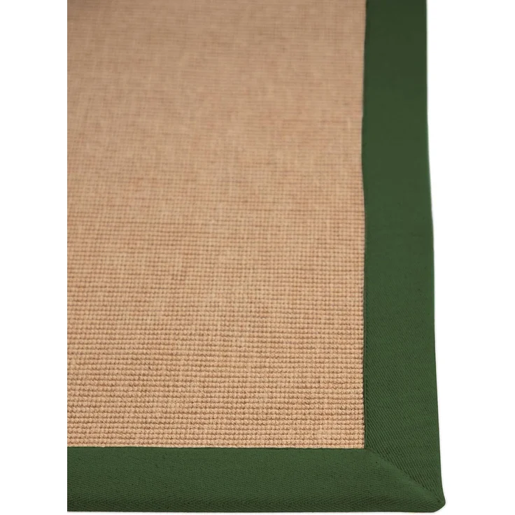 carpetfine Sisalteppich Sisal, rechteckig, Höhe: 5 mm, mit farbiger Bordüre, Anti Rutsch Rückseite – Bild 5