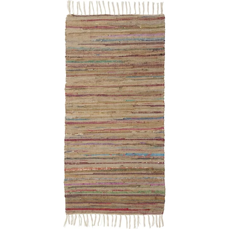 Ib Laursen - Teppich Läufer Bodenläufer 60x120cm Baumwolle Bunt Braun 65050-14