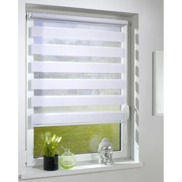 Doppelrollo Duo-Doppelrollo KLEMMFIX, DécoProfi, Lichtschutz, mit Bohren/ohne Bohren, Fenster- oder Wandmontage