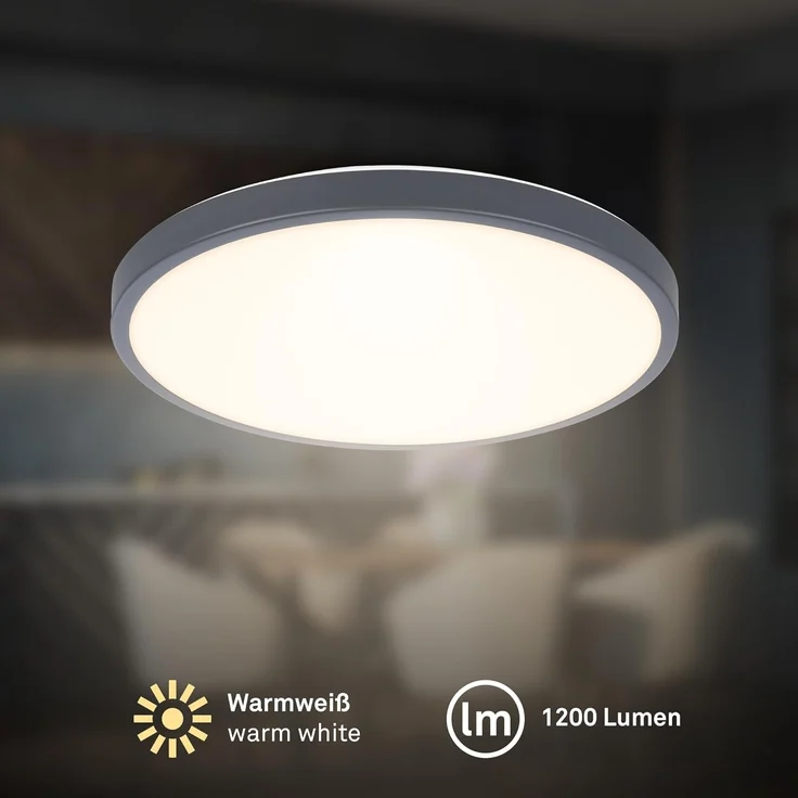 Briloner Leuchten LED Deckenleuchte COMPETO 3901015 – Bild 2