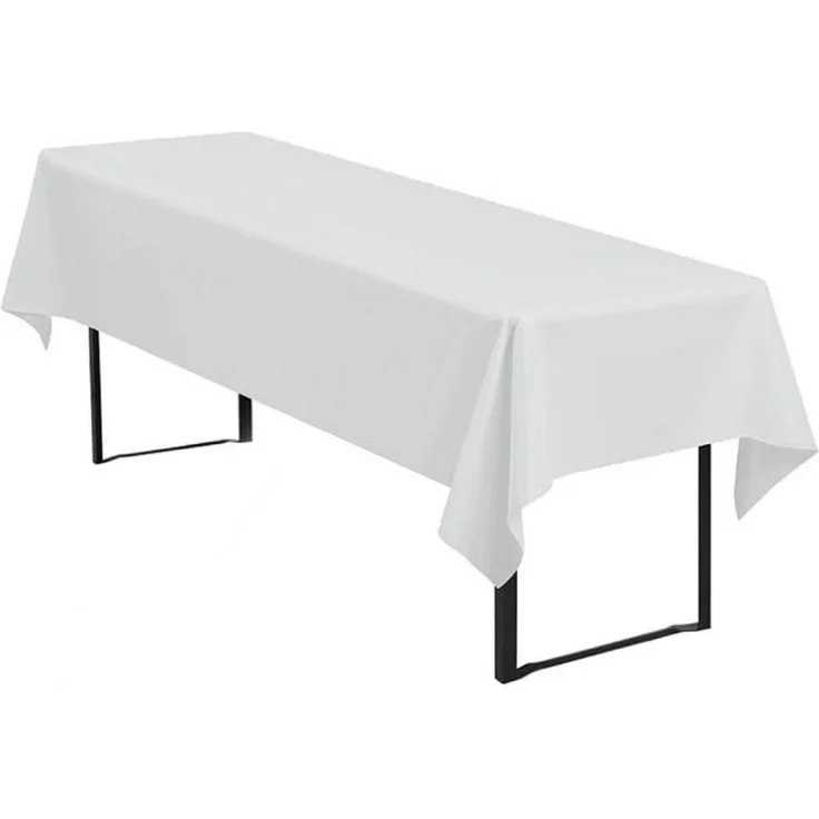 Delindo Lifestyle Gartentischdecke für Bierzeltgarnitur abwaschbar 110x260 cm (1-tlg), Leinenstruktur mit Fleckschutz Sondermaß 110x260 für Bierzeltgarnitur – Bild 4