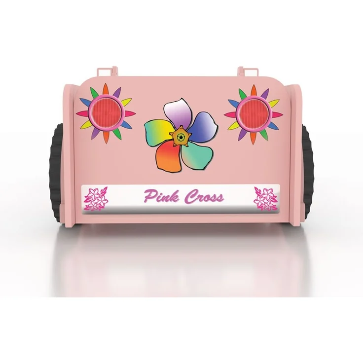 Autobett Jeep in Pink mit Lattenrost & Matratze – Bild 5