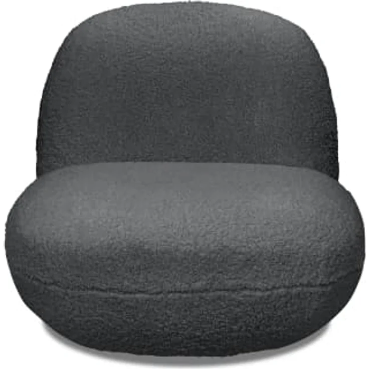 Drehsessel Chris ED Exciting Design Farbe Anthrazit – Moderner Mikrofaser-Sessel mit Nosagfederung – Bild 2