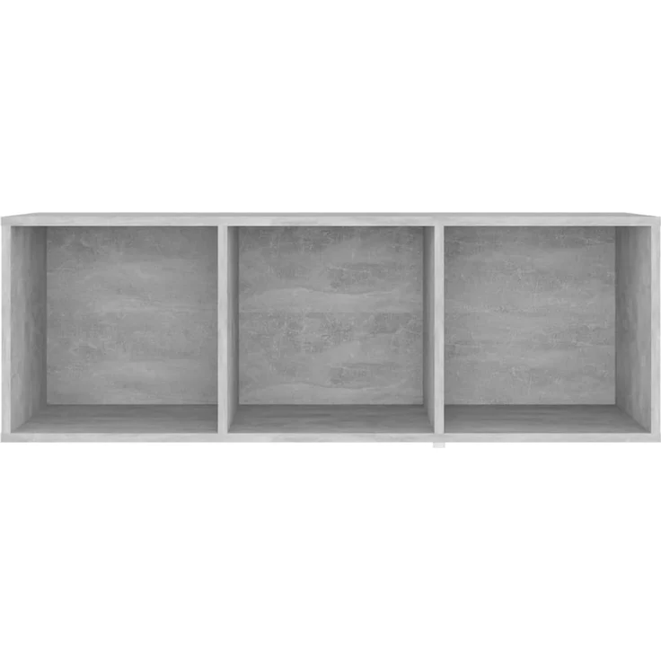 2 pcs TV-Schrank, Lowboard Betongrau 107x35x37 cm Holzwerkstoff – Bild 5