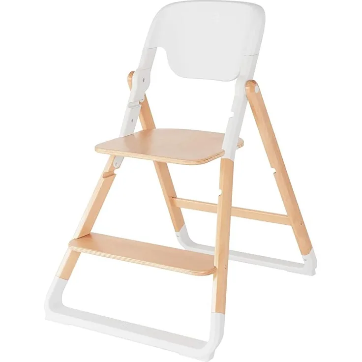Ergobaby Evolve Toddler Chair Hochstuhlbasis Ergonomischer Stuhl für Kleinkinder Mitwachsend ab ca. 36 Monate, Höhenverstellbarer Kinderstuhl Treppenstuhl in Holzausführung, Natural Wood