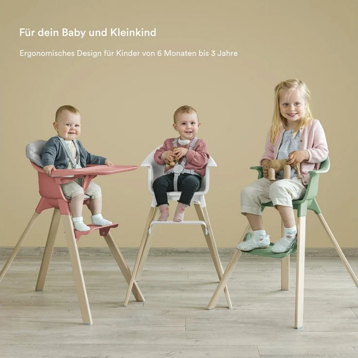 Stokke Hochstuhl Clikk™ Der Kinderhochstuhl für kinderleichte Mahlzeiten ab 6 Monate – Bild 3