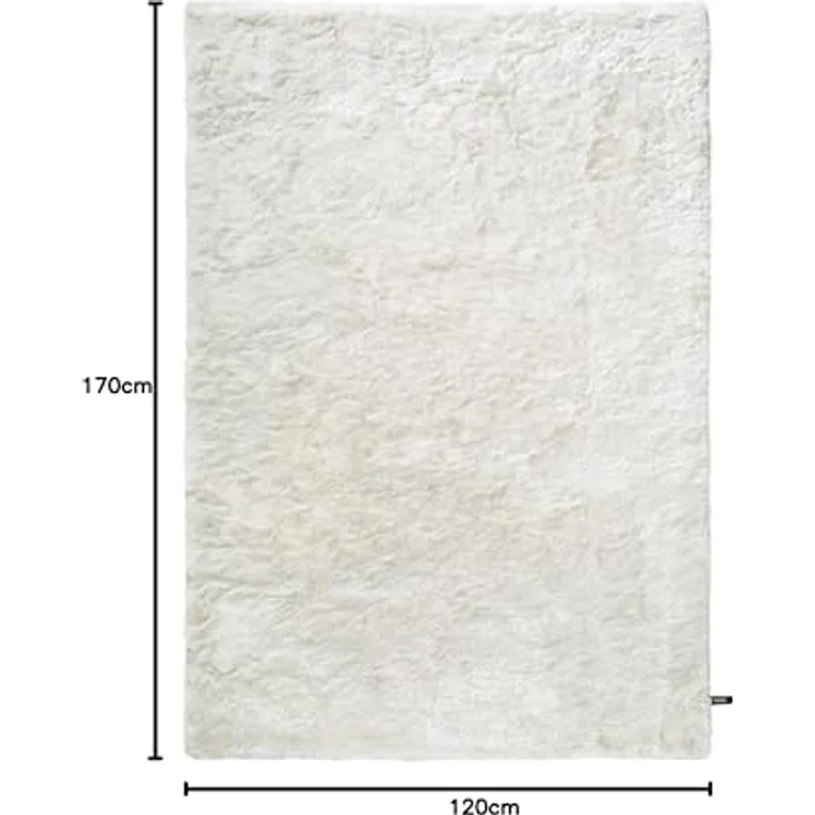 benuta Teppich Whisper, rechteckig, Höhe: 31 mm, Hochflorteppich Wohnzimmer, Schlafzimmer, Esszimmer, Flur, Weich – Bild 3