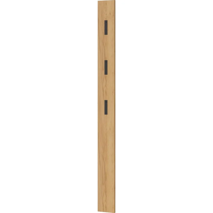 Garderobenleiste >UTAH< 3 Haken, Navarra-Eiche-Dekor - 15x170x3cm (BxHxT) – Bild 3
