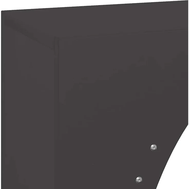 vidaXL Brennholzregal Schwarz 50x23x100 cm Kaltgewalzter Stahl 864181 – Bild 7