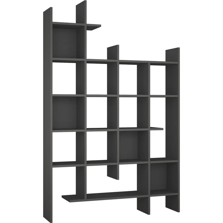 Bücherregal, 'Manco', 188 x 25,5 x 122, Anthrazit – Bild 2