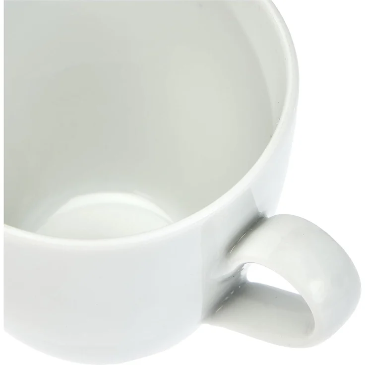 Alessi Mami Kaffee Obertasse 6 Stück aus weißem Porzellan 8,0cm – Bild 3