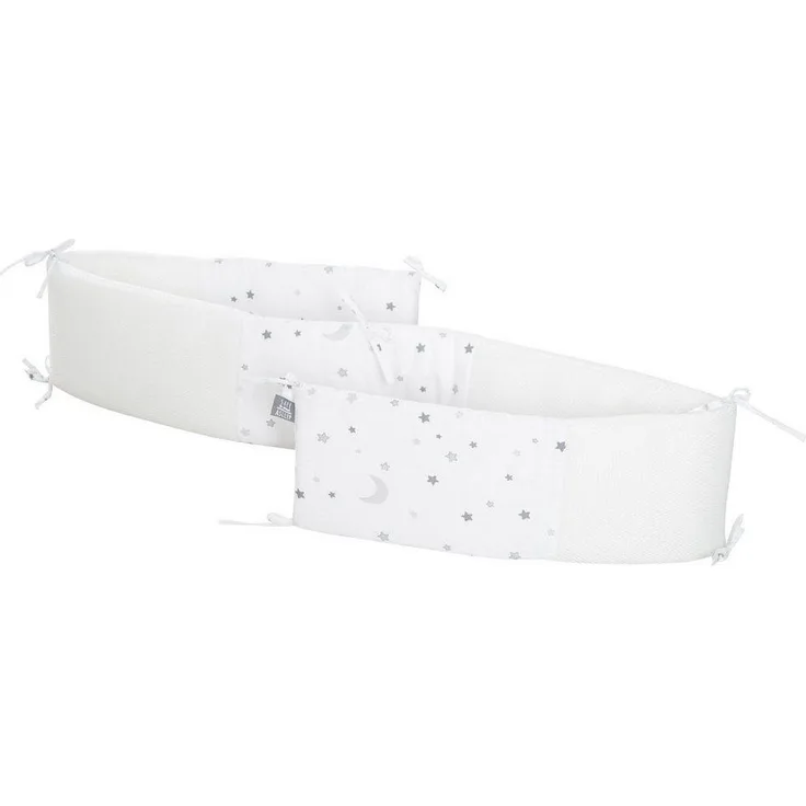 roba 'safe asleep®' Nestchen Easy Air - Design 'Sternzauber' - AIR-balance System - luftzirkulierend - Weiß