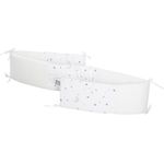 roba 'safe asleep®' Nestchen Easy Air - Design 'Sternzauber' - AIR-balance System - luftzirkulierend - Weiß