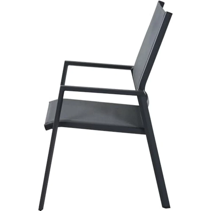 Tauro St. Sessel, m-anth Alu,Textilbez. royal-grey – Bild 5