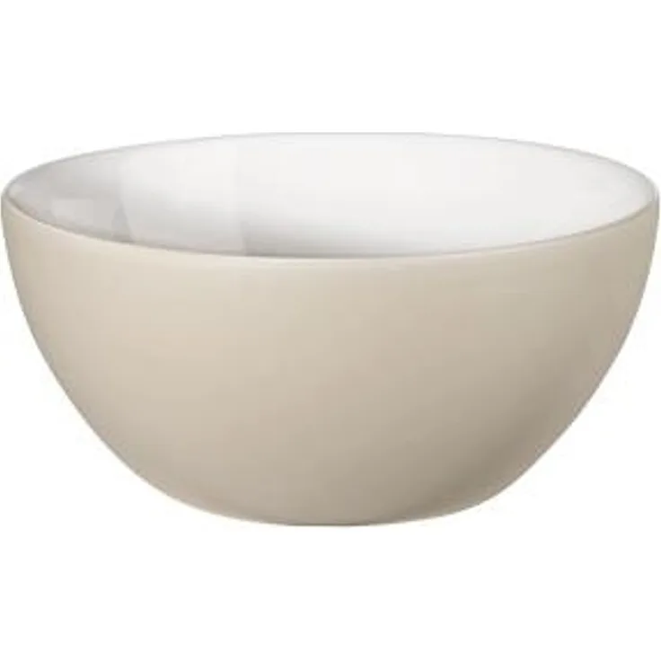 ASA Selection grande Schale Limestone, Müslischale, Müsli Schüssel, Steingut, Nude, Ø 15. 5 cm, 50290228