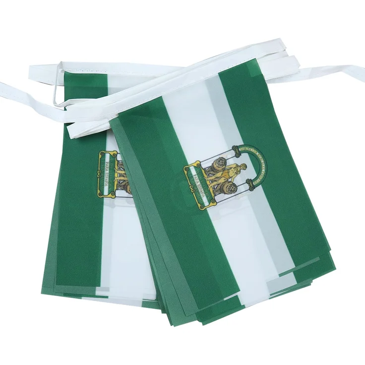 AZ FLAG - Fahnenkette Andalusien 6 Meter Mit 20 Flaggen - 21x14 cm - Andalusien Girlande Flaggenkette 14x21 Cm