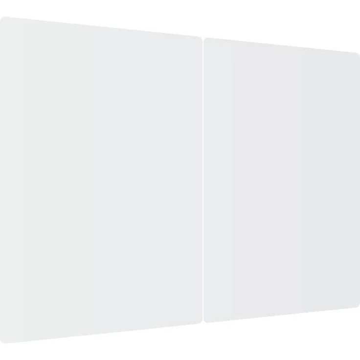 ALLboards Schneidebrett Glas Herdabdeckplatte Schneidebrett 2er Set Multi-Platte – Bild 1