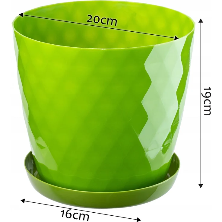 KADAX Blumentopfabdeckung mit Ständer Blumentopf 20cm 9x Farbe – Bild 2