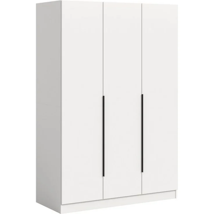 Home affaire Kleiderschrank Skarde Schlafzimmerschrank, Garderobe, Schrank (Otto Bestseller Garderobe Schlafzimmerschrank) Breite: 120 cm, weiß, Kleiderstange 4 Böden – Bild 4