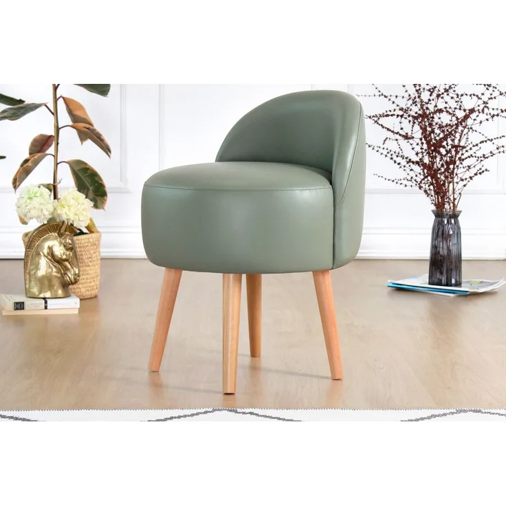 Hanah Home 'Burks - Green' Pouffe, Grün, 48 x 64 x 42 cm