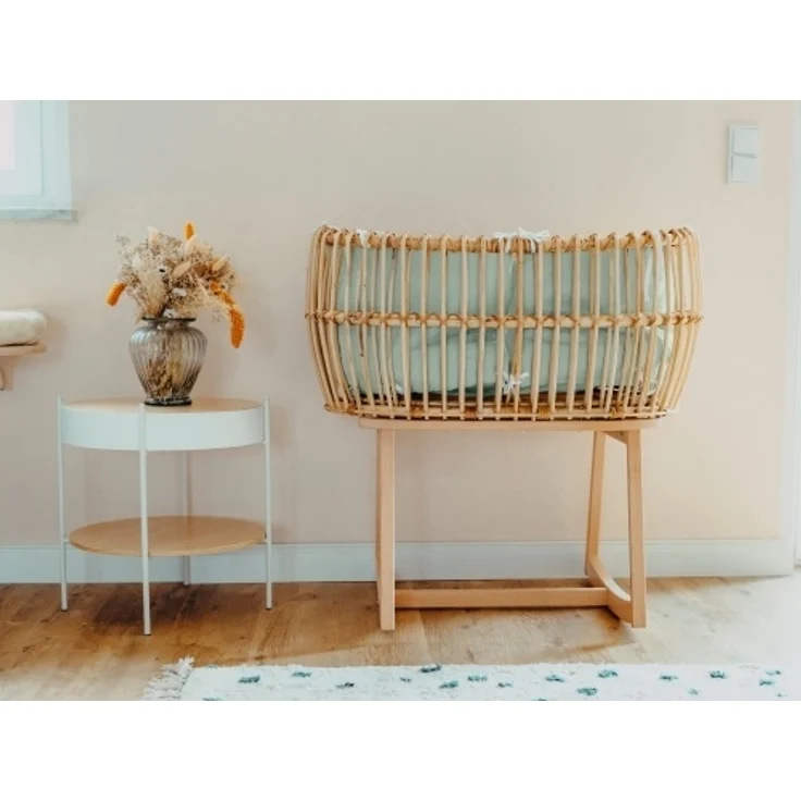 Geuther 1110 Schaukelwiege Rocker - Natur Mint – Bild 3