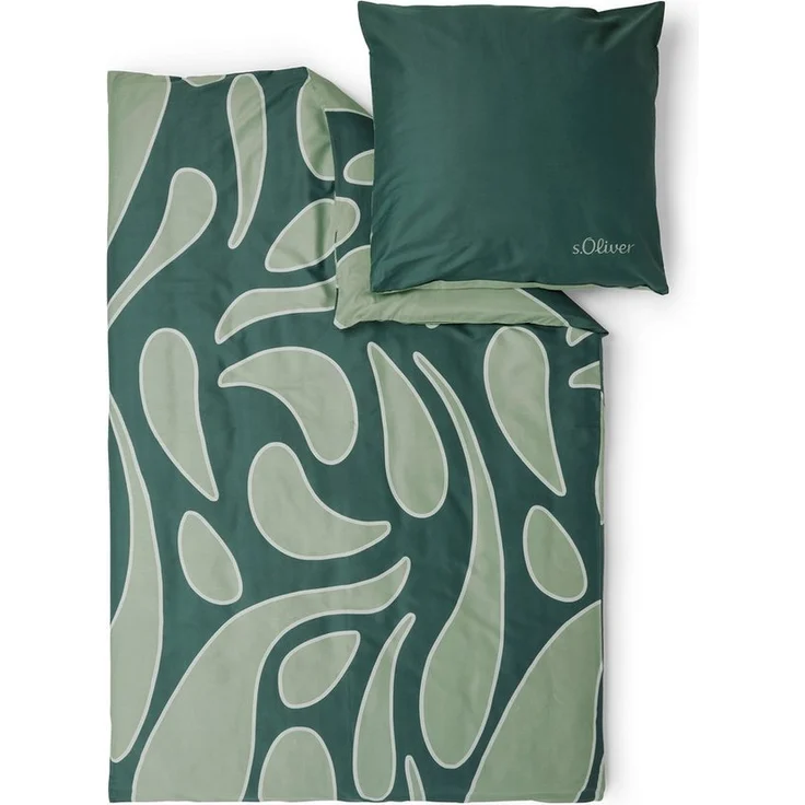 s.Oliver Bettwäsche Satinbettwäsche s.Oliver, Mako-Satin, 2 teilig, im angesagten Trenddesign – Bild 5