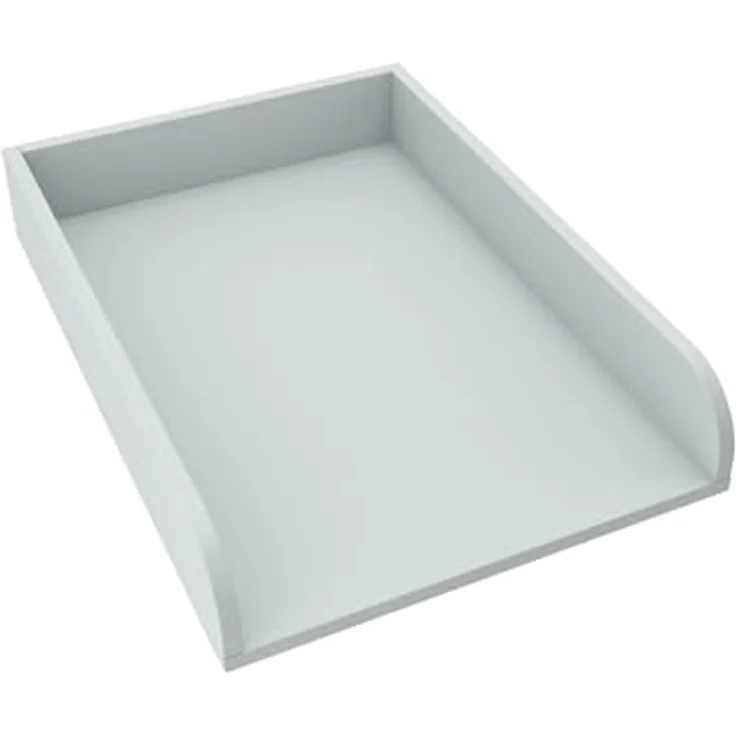 REGALIK Wickelaufsatz für Kommode 72x50 cm - Abnehmbar Wickeltischaufsatz für Kommode in Asche - Abgeschlossen mit ABS Material 2mm mit Abgerundeten Frontplatten – Bild 2