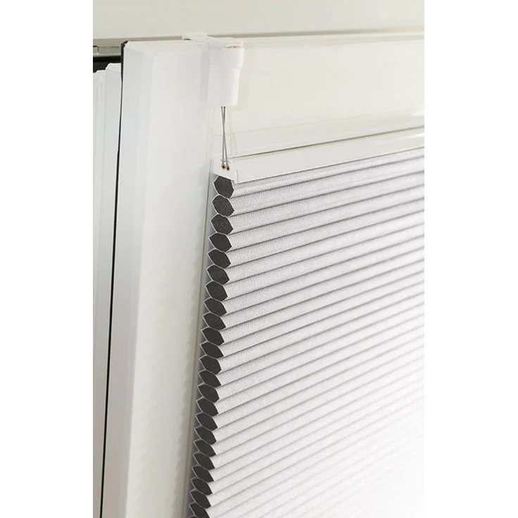 Kutti Wabenplissee Wim, verdunkelnd, ohne Bohren, verspannt, Klemmfix, Thermo, verdunkelnd – Bild 2