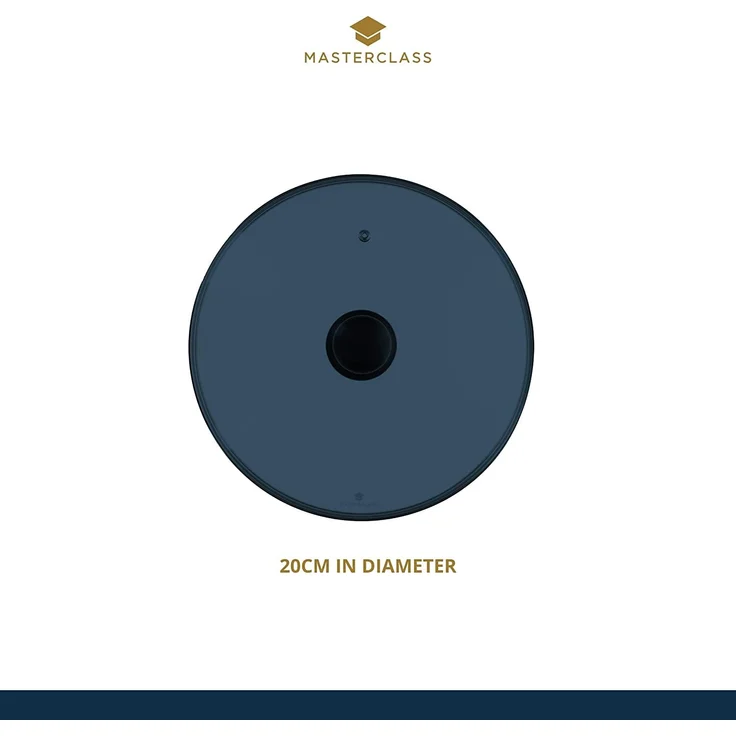 KitchenCraft MCGLLID20 Master Class Sicherheitsglas-Topfdeckel, Glas, transparent 20cm – Bild 3