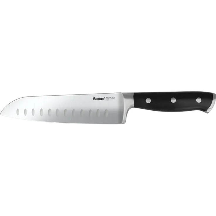 Metaltex 255965000 Magnifica Line Santoku-Messer 30 cm mit genietetem Griff