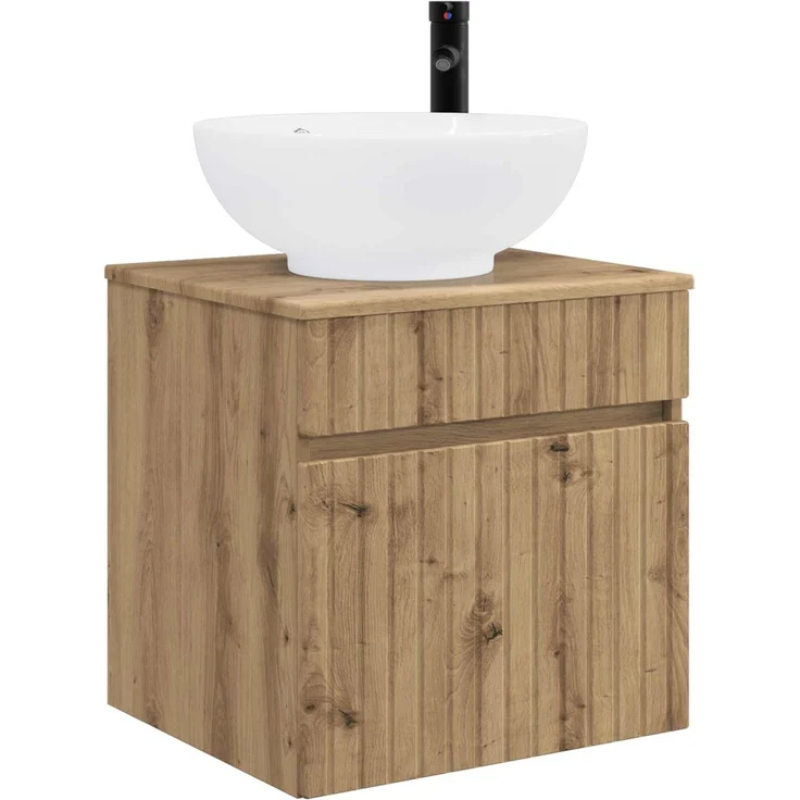 vidaXL Badezimmerschrank-Set 3 stk. Artisan-Eiche 157 x 44,5 x 80 cm 3405766 – Bild 4